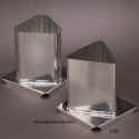 Round Corner Triangle Pillar Candle Mold