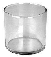 Libbey Round Glass 6 oz Candle Jar