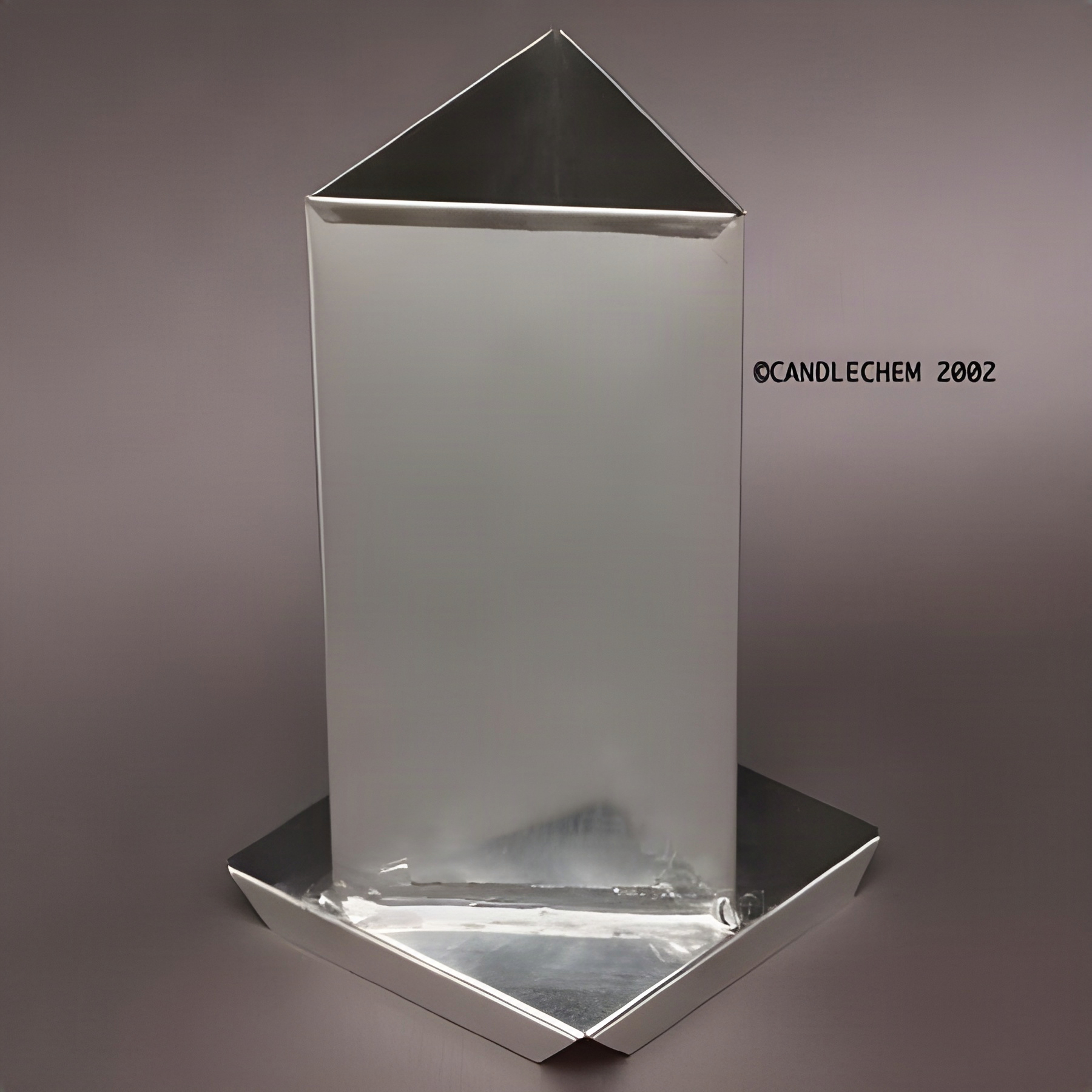 Triangle Pillar Candle Mold
